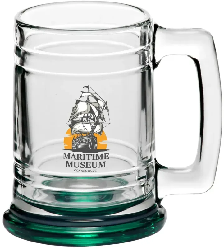 15 oz. Anchor Glass Beer Mugs (Full Color) — view 2