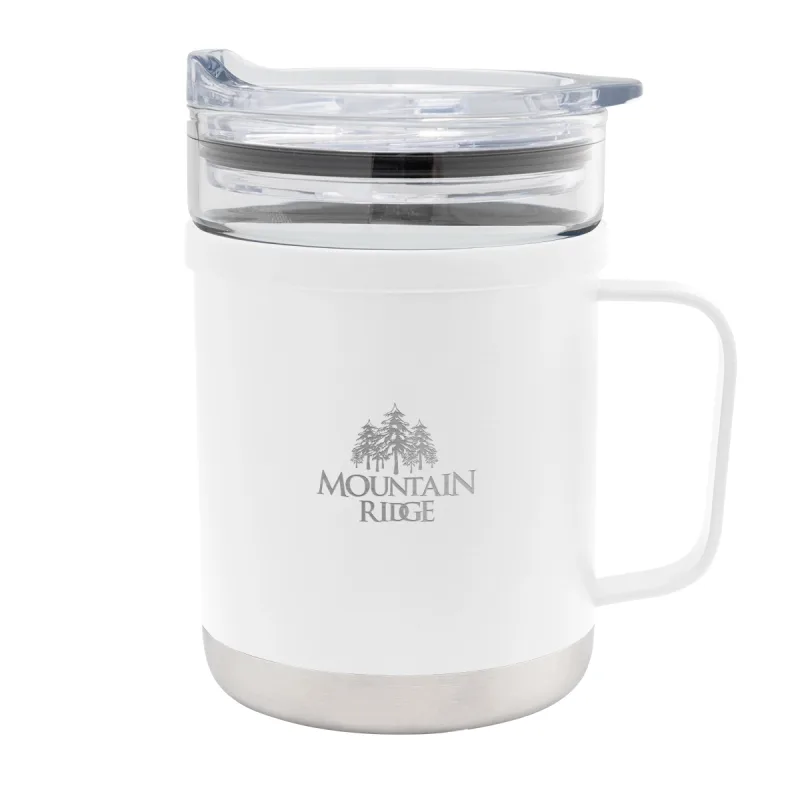 15 Oz. Glass And Stainless Steel Mug — view 5