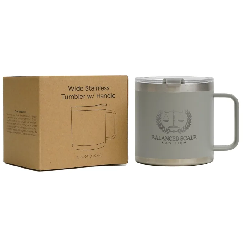15 oz Ranch Tumbler with Handle — view 5