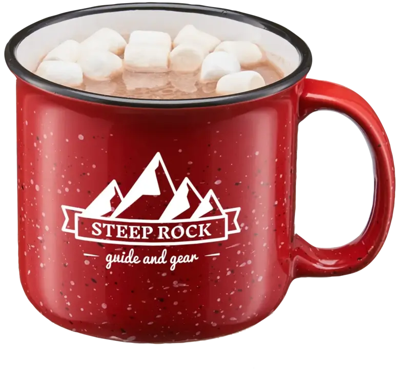 Personalized Speckle-It Camping Mug - 15 oz.