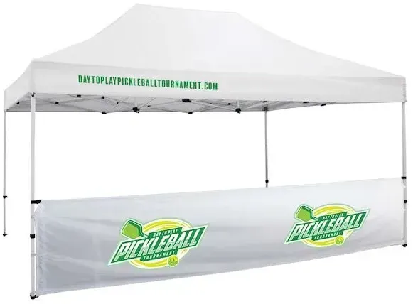 15' Premium Tent Half Wall Kit (Full-Color Imprint)