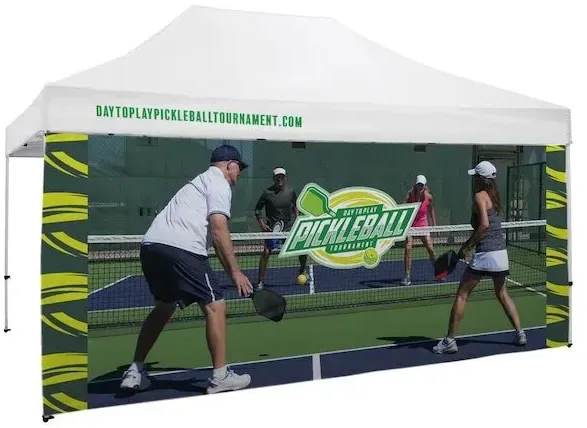 15' Tent Full Wall (Dye Sublimated, Double-Sided)