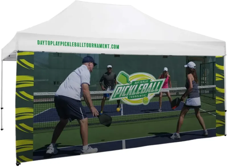 15' Tent Full Wall (Dye Sublimated, Single-Sided) — view 2