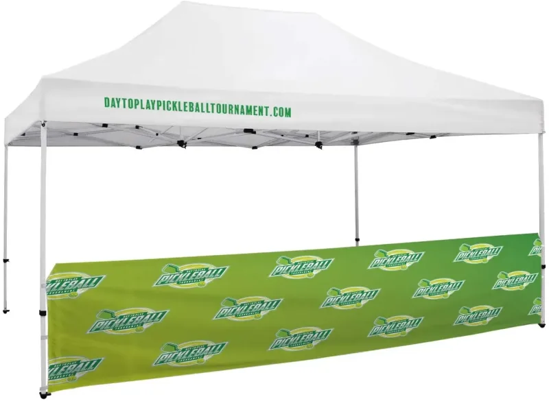 15' Tent Half Wall (Dye Sublimated, Single-Sided) — view 2