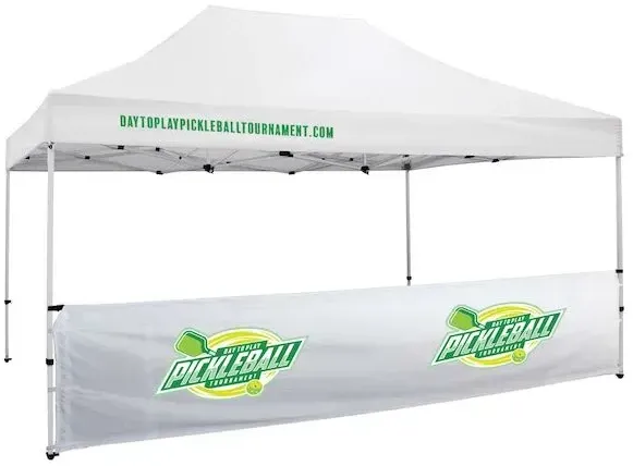 15' Tent Half Wall (Full-Color Imprint)