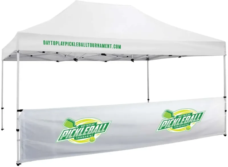 15' Tent Half Wall (Full-Color Imprint) — view 2