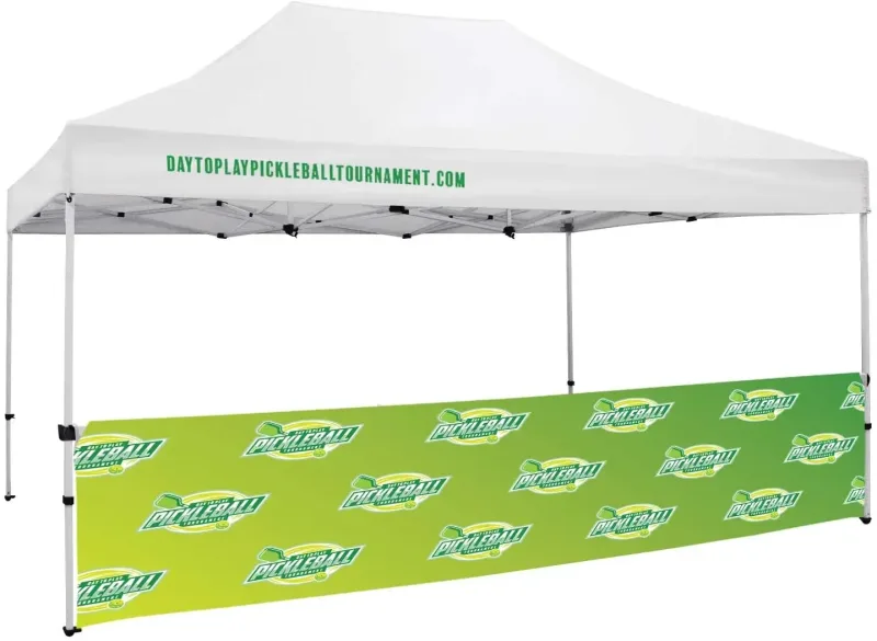 15' Tent Half Wall (UV-Printed Mesh) — view 2
