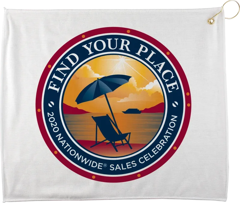Custom Logo Golf Towel — view 2
