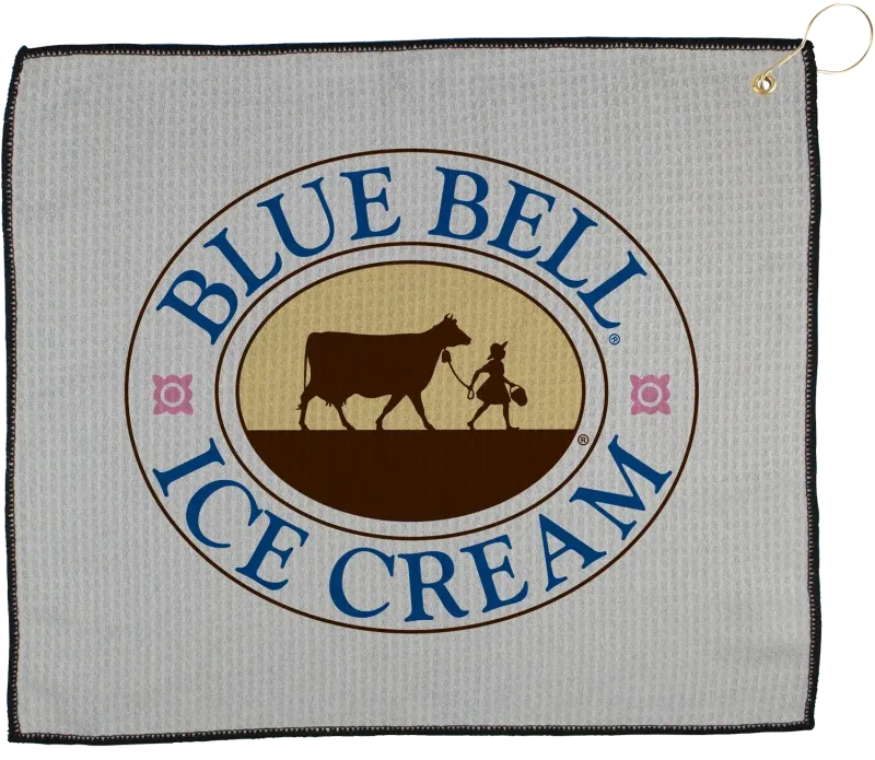 Custom Golf Towel - 15" X 18" Waffle with Grommet and Hook — view 2