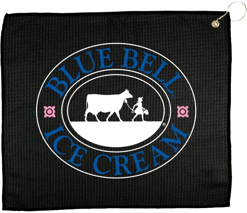 Custom Golf Towel - 15" X 18" Waffle with Grommet and Hook — view 3