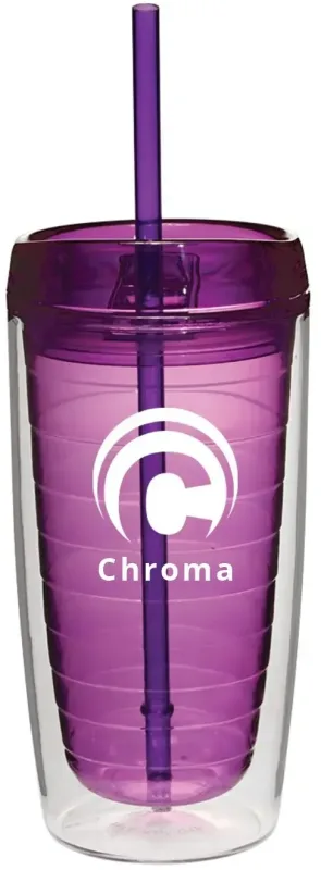 Custom Chroma Acrylic Tumblers - 16 oz. (1 Color Imprint) — view 4