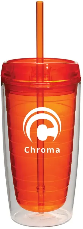 16 oz. Custom Chroma Acrylic Tumblers (2-Color Imprint) — view 3
