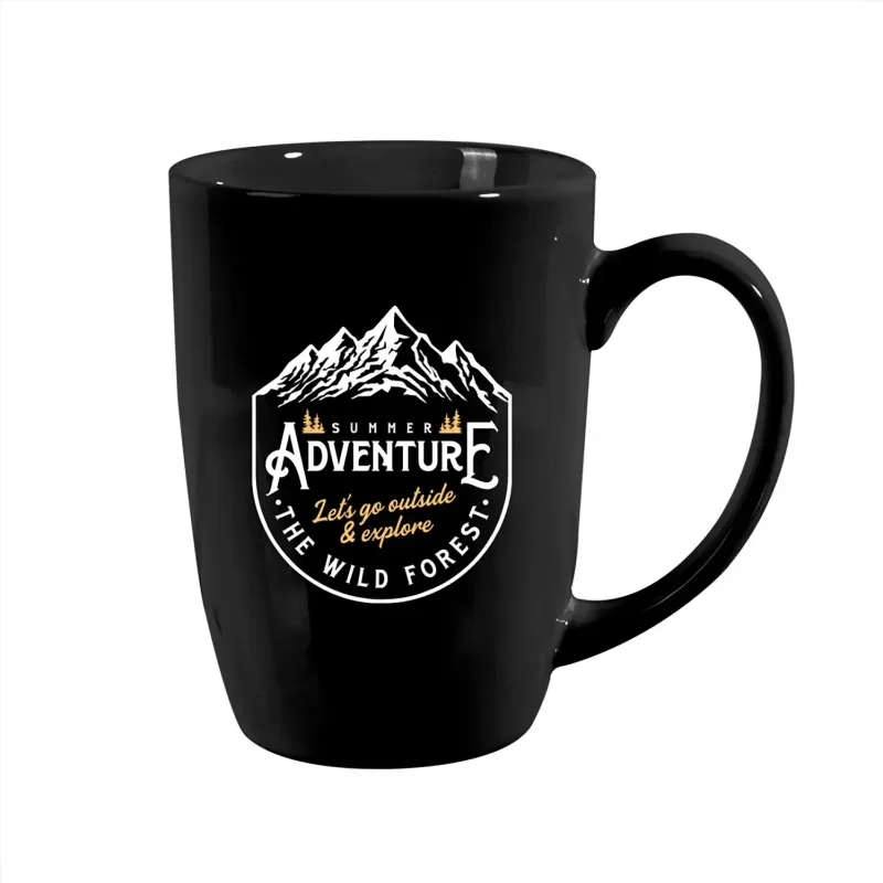 Personalized Classic Mocha Ceramic Mug - 16 oz. — view 4