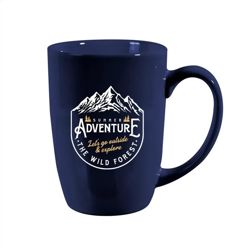 Personalized Classic Mocha Ceramic Mug - 16 oz. — view 6
