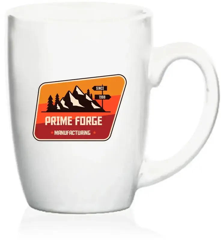 16 oz. Classic Mocha Ceramic Mug w/ Full Color Imprint