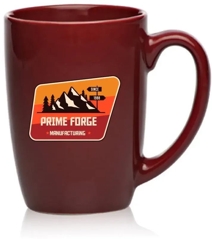 16 oz. Classic Mocha Ceramic Mug w/ Full Color Imprint — view 2