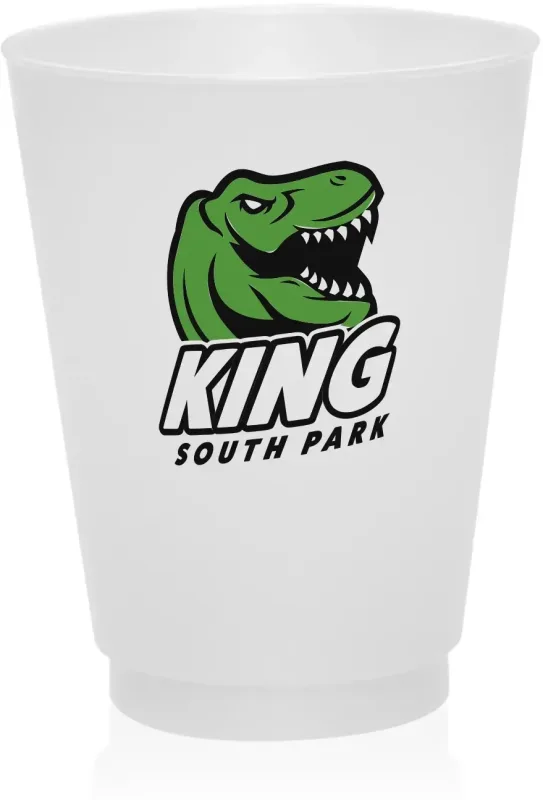 Custom Frosted Stadium Cups - 16 oz. (2 Color Imprint) — view 4