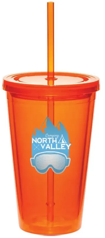 Personalized Acrylic Tumblers - 16 oz. (2 Color Imp.) — view 12