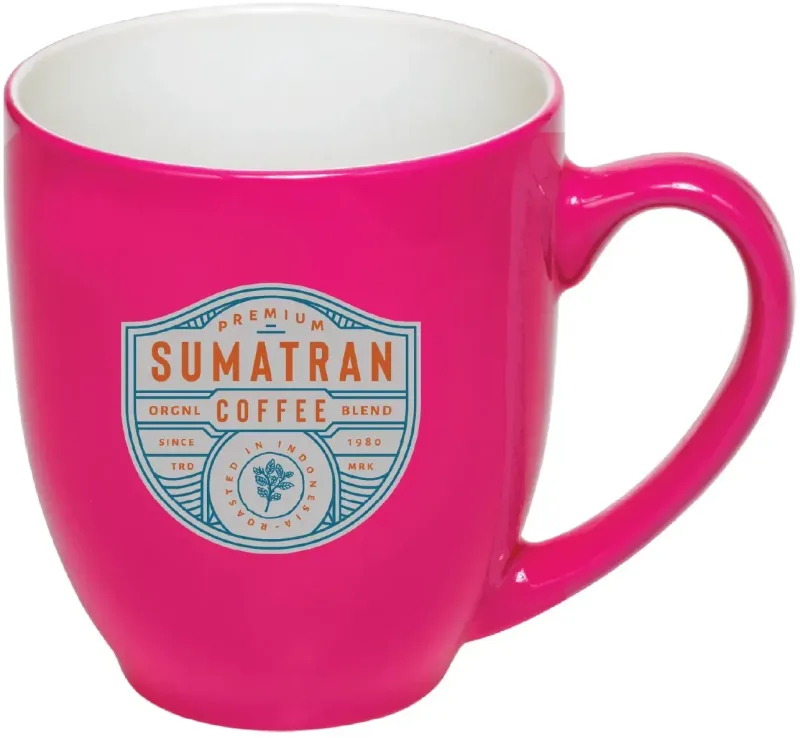 Fluorescent Bright Coffee Mug (16 oz.) - Full Color — view 3