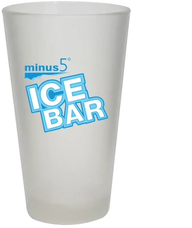 16 oz. Frosted Pint Glass - USA — view 2