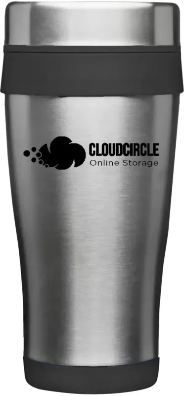 Grab-N-Go Insulated Stainless Steel Travel Mug - 16 oz. - 1 Color Imp. — view 2