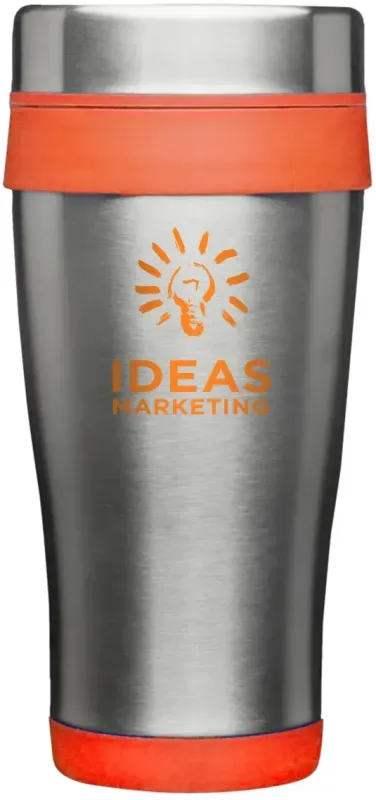 Grab-N-Go Insulated Stainless Steel Travel Mug - 16 oz. - 1 Color Imp. — view 6