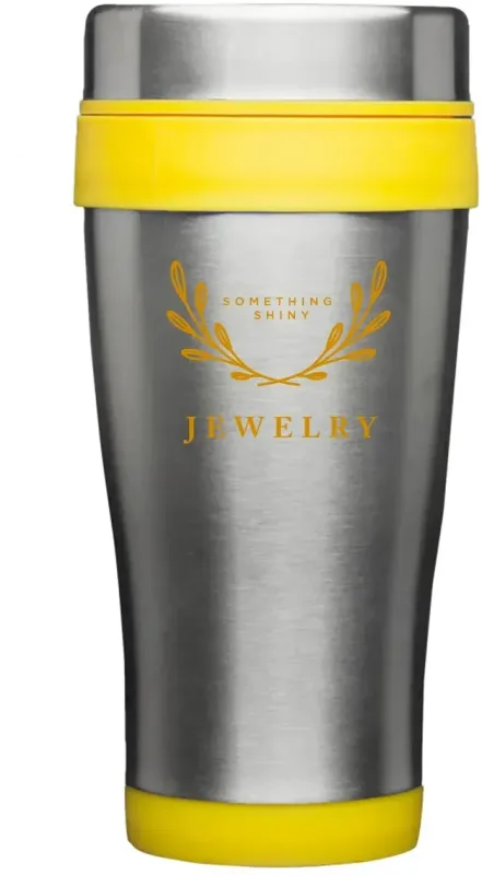 Grab-N-Go Insulated Stainless Steel Travel Mug - 16 oz. - 1 Color Imp. — view 8
