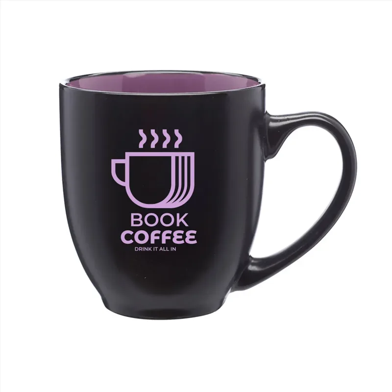 Custom Branded 16 oz. Hidden Hue Ceramic Bistro Mug — view 6