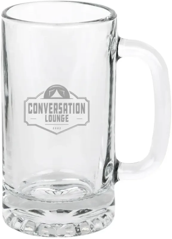 16 oz. Libbey® Tankard Starburst Beer Mugs w/ Laser Engraving — view 2