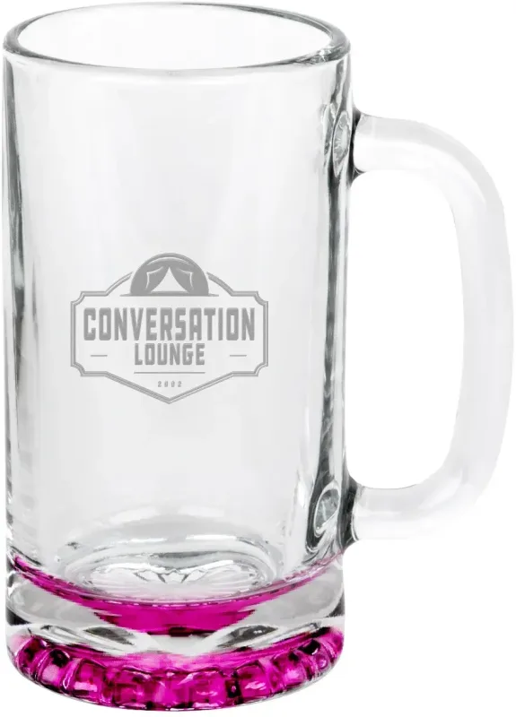 16 oz. Libbey® Tankard Starburst Beer Mugs w/ Laser Engraving — view 6