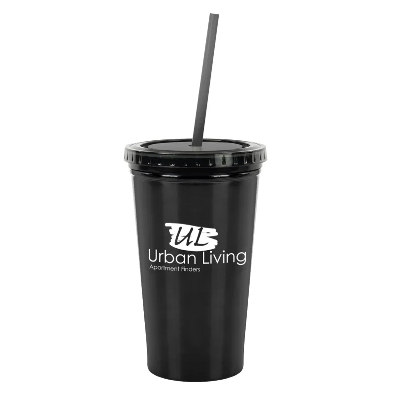 16 Oz. Stainless Steel Double Wall Tumbler — view 2