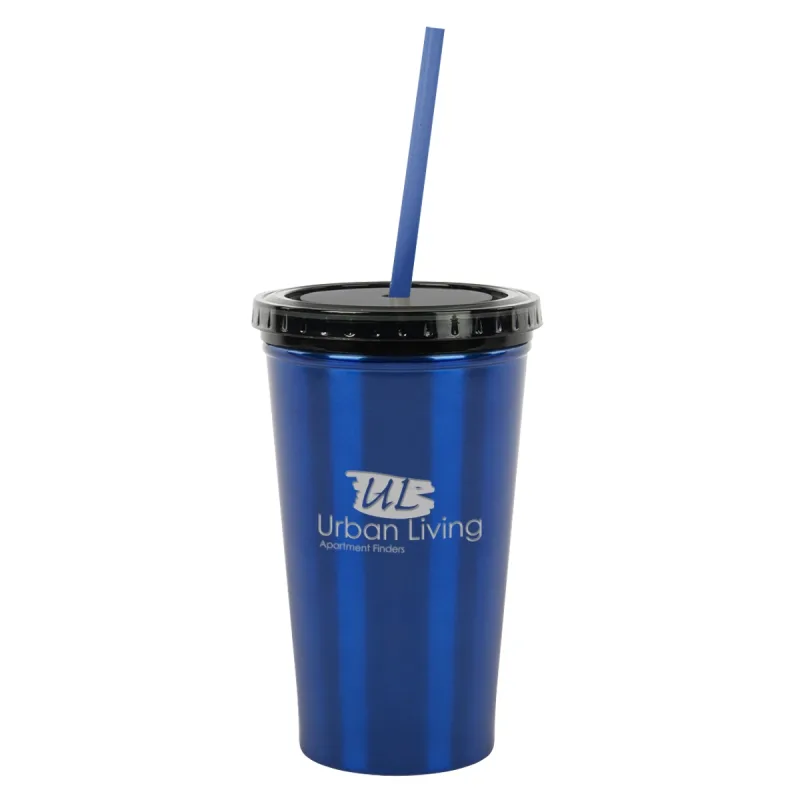 16 Oz. Stainless Steel Double Wall Tumbler — view 3