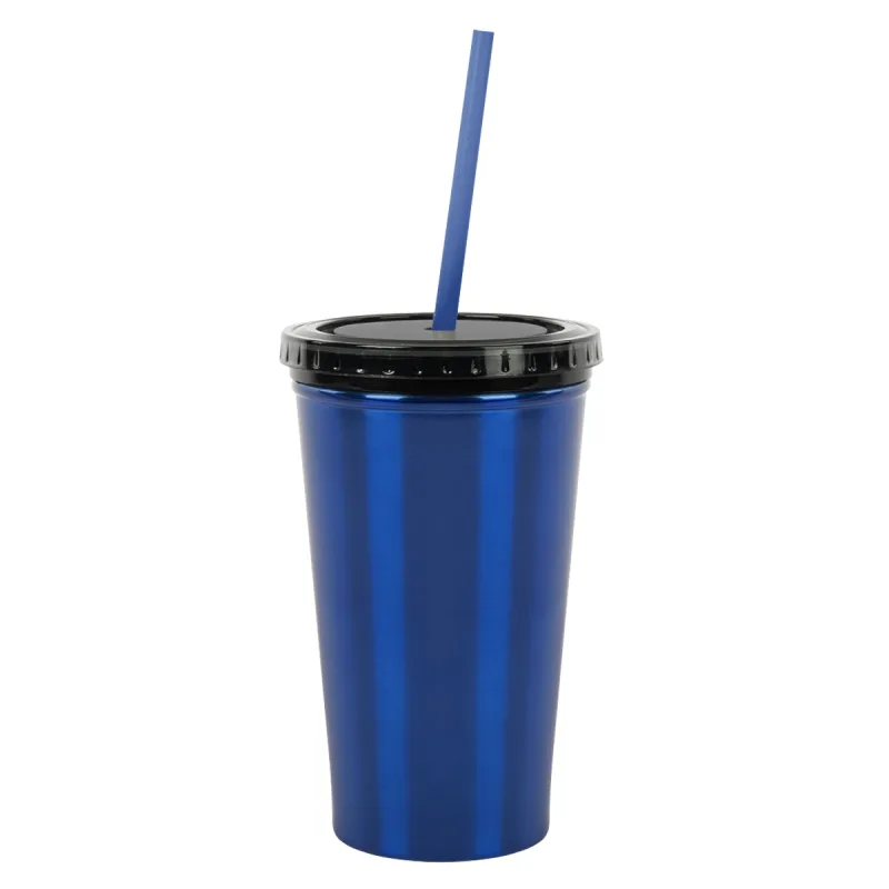 16 Oz. Stainless Steel Double Wall Tumbler — view 4