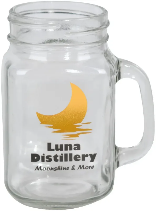 Custom Sunny Day Mason Jars with Handles - 16 oz. — view 5