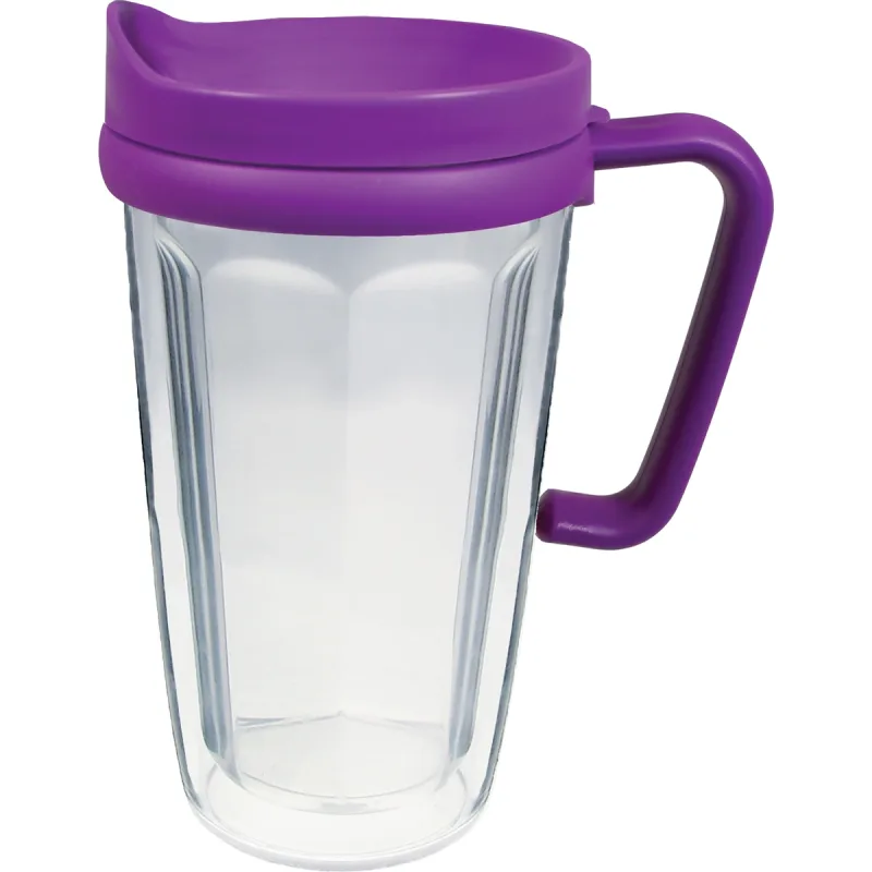 16 oz. Thermal Dual Walled Travel Mug (Four Imprint Options) — view 7