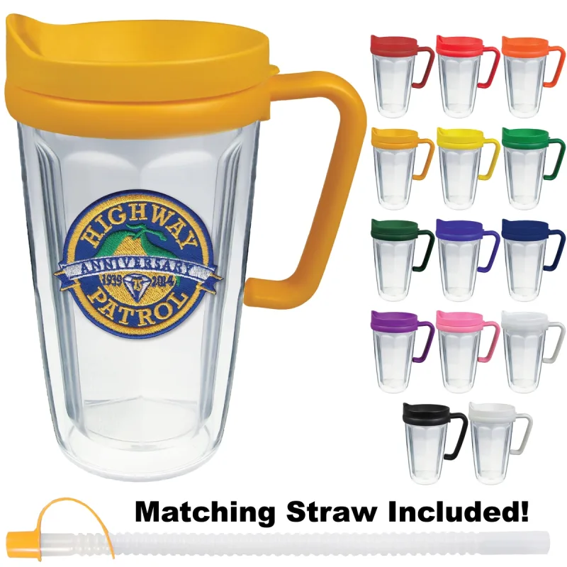 16 oz. Thermal Dual Walled Travel Mug (Four Imprint Options) — view 13