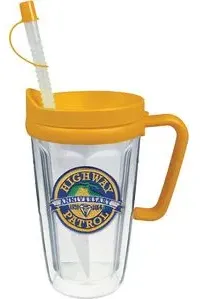 Thermal Travel Mug (Embroidered Emblem) - 16 Oz.