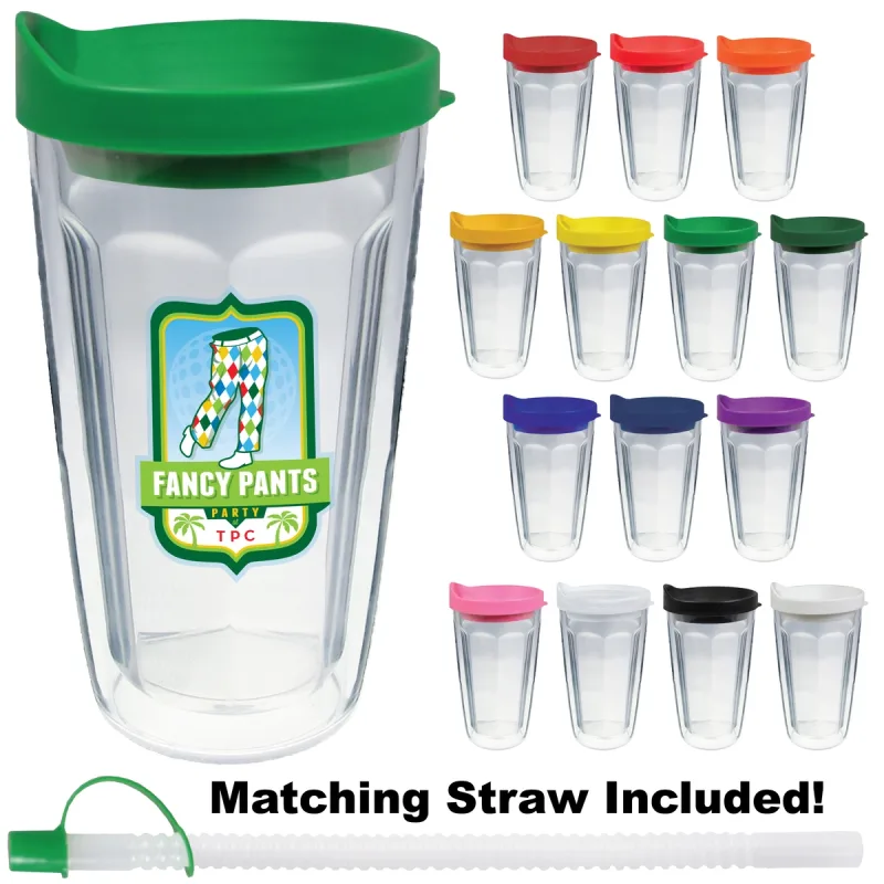 16 oz. Thermal Dual Walled Travel Tumbler ( Four Imprint Options) — view 16