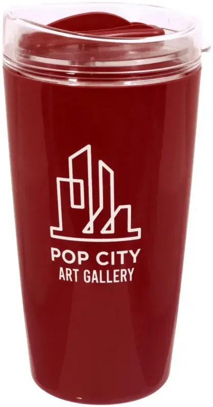 Personalized Thumb Slide Coffee Tumbler - 16 oz. — view 3