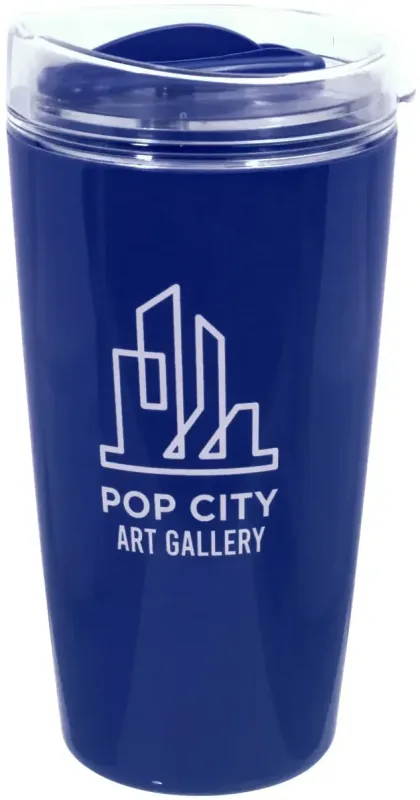Personalized Thumb Slide Coffee Tumbler - 16 oz. — view 4