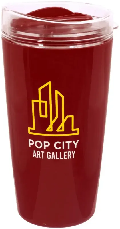 Color Splash Coffee Tumbler (16 oz., 2-Color Imprint) — view 2