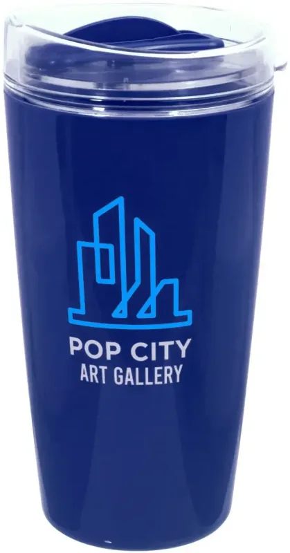 Color Splash Coffee Tumbler (16 oz., 2-Color Imprint) — view 3