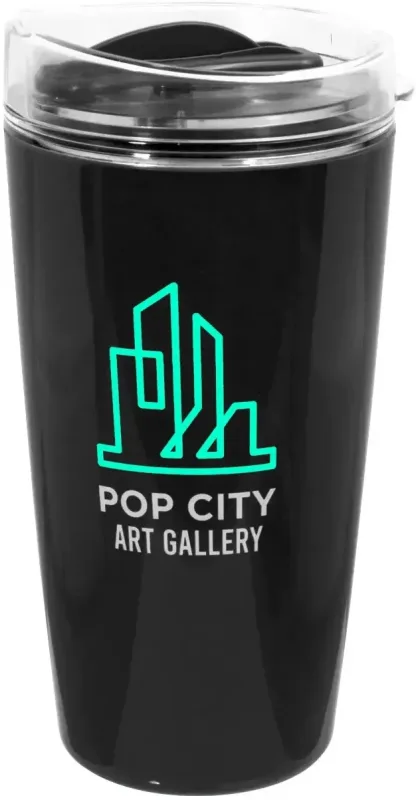 Color Splash Coffee Tumbler (16 oz., 2-Color Imprint) — view 4