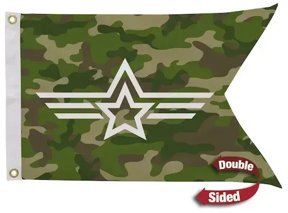 16" x 24" Polyester Guidon Flag Double-Sided