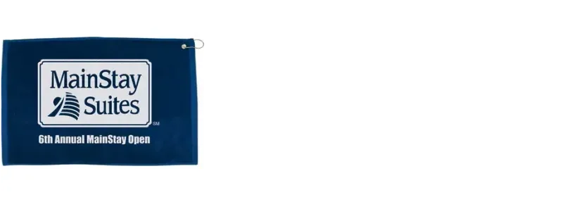 Custom Golf Towel - 16" x 25" Hemmed with Grommet and Hook — view 7