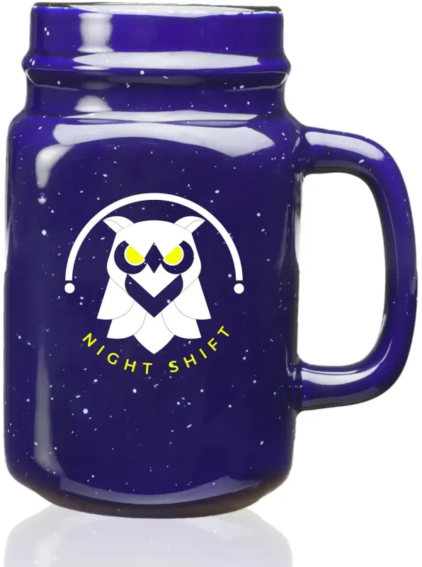 Speckled Mason Jar (16oz, 2 Color) — view 2