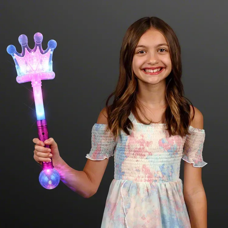 17.2” Light Up Toy Crown Wand — view 2