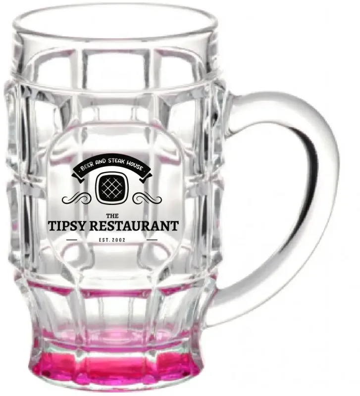 17.75 oz. Beer Garden Glass Mug (1 Color) — view 3