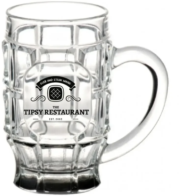 17.75 oz. Beer Garden Glass Mug (1 Color) — view 5