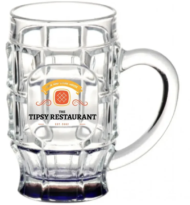 17.75 oz. Beer Garden Glass Mug (Full Color) — view 6